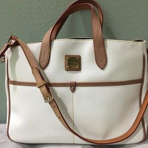 Dooney and Bourke white Carley Daniella satchel